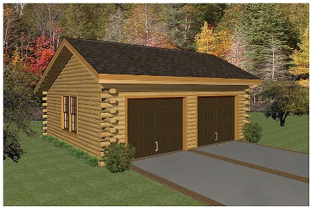 The 2 car Garage