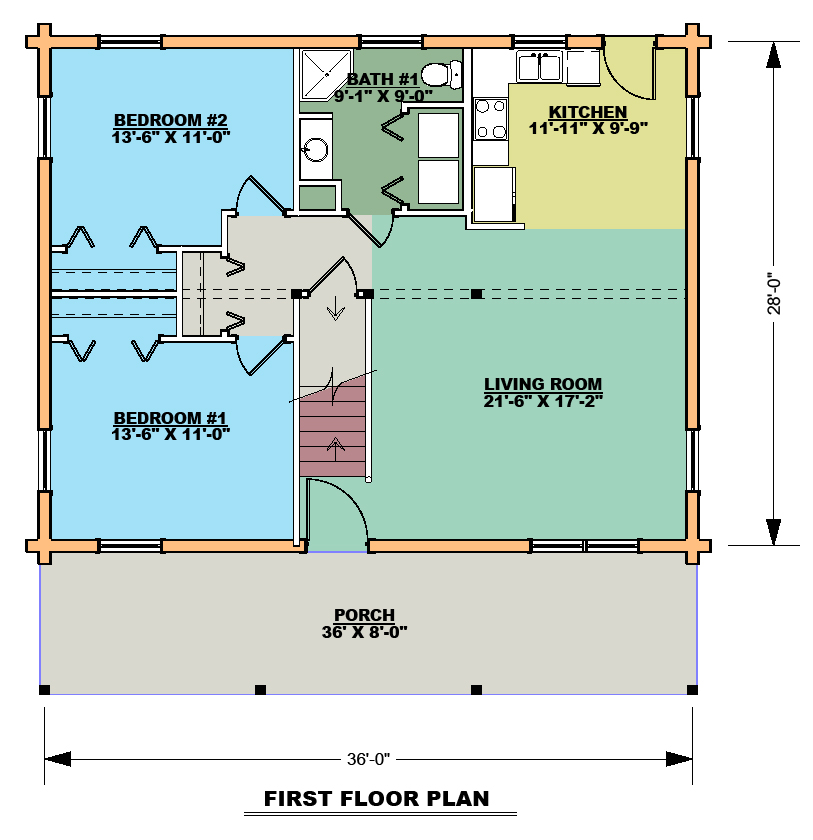 The Cumberland First Floor Plan