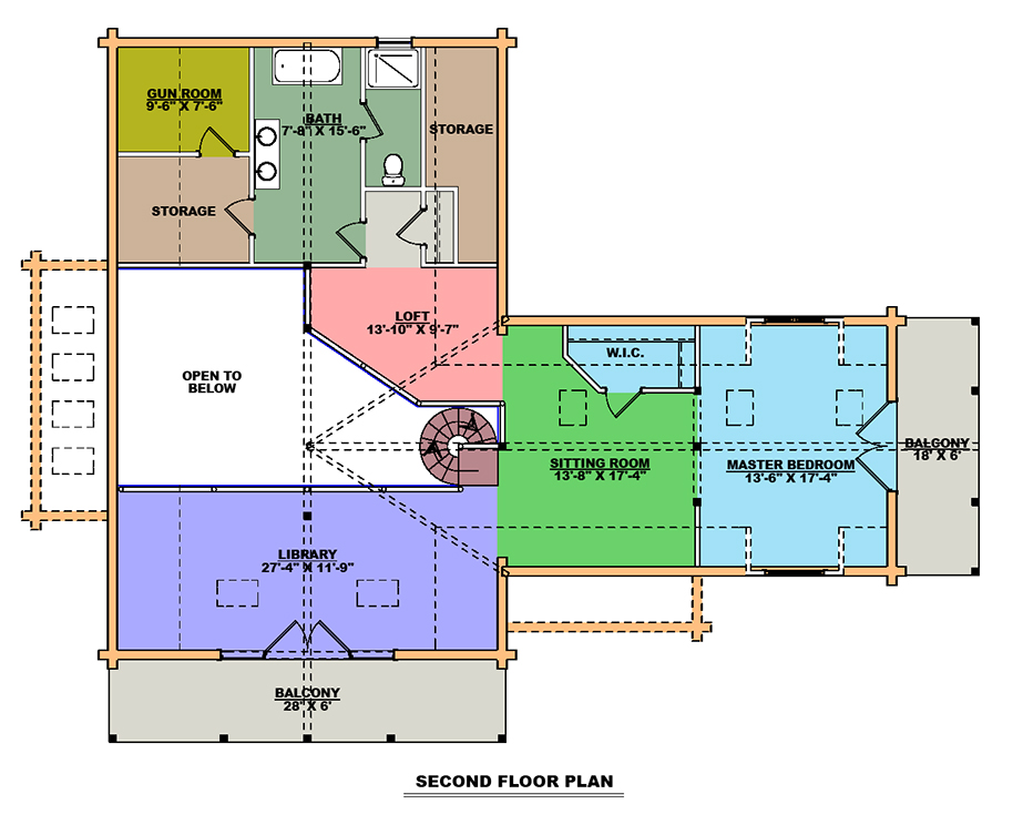 Grand Vista Second Floor Plan